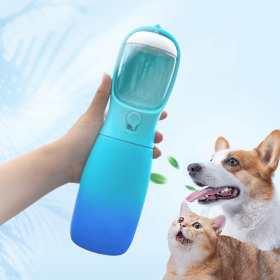 Pet Fashion Hydration Gradient Travel Kettle (Option: Blueblue)